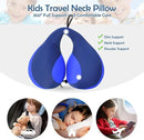 MOOB Kids Travel Pillow, Kids Head Neck & Chin Support U Shape Pillows, Travel Sleeping Essentials, Perfect for Car Airplane by TinyTreasures Baby Boutique