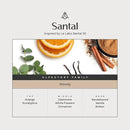 Aromaplan Hotel Scents Santal, 1.7 Fl Oz (50 ml)- Home Luxury Aroma & Hotel Fragrance Essential Oil- Hotel Essential Oil for Aromatherapy- USA Made, Bolder Aroma & Longer Lasting by CozyNest Decor