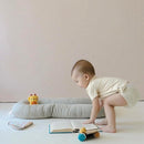 Baby Lounger - Snuggle Cozy Me Infant Lounger for Newborns | Breathable & Soft, Portable Awake-Time Pad, Essential Baby Gift- Blue (Lounger Cover Included) by TinyTreasures Baby Boutique