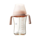 Bc babycare Sippy Cup Learner for 6+ Month Old with Nipples & Handles, Spill Proof Sippy Cup, Weighted Straw Toddler Cups, Anti-Choking Baby Cups 1 Pack,Pink by TinyTreasures Baby Boutique