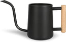 Watering Can for Indoor Plants, 35 oz/1000 ml Metal Stainless Steel Pot with Long Spout for House Plants Bonsai Outdoor Garden Flower Decorative (Black) by GreenHaven Gardens