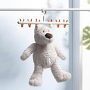 Clothes Hanger 2 Pack Clothes Drying Racks Windproof for Drying Socks Bras Underwears Baby Clothes Hats Scarfs Towels Pants and Gloves Diaper Grey Orange by TinyTreasures Baby Boutique