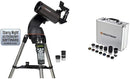 Celestron NexStar 90SLT Mak Computerized Telescope (Black) with Eyepiece and Filter Kit – 14 Piece Telescope Accessory Set by TinyTreasures Baby Boutique