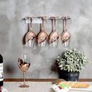 WANLIAN Wine Glass Holder - Wall Mounted Acrylic, Pack of 2 - Reception Party & Kitchen Tableware Storage Rack by CozyNest Decor