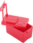 5PCS Plastic RC Mini Tool Set/Fishing Box/Medical Chest/Refrigerator/Fuel Tank/Tool Case Compatible with traxxas TRX4 Axial SCX10 1/10 1/8 RC Crawler Climbing Car Simulation Decoration(Red) by TinyTreasures Baby Boutique