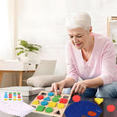 Puzzle Gifts for Elderly Dementia Patients, Memory Activities and Games for Elderly Dementia and Geometric Cognitive Matching Puzzles for Elderly by TinyTreasures Baby Boutique