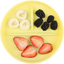 Olababy 100% Silicone Suction Plate | Toddler Plates with Suction | Divided Plates for Kids | Self Feeding Baby Essentials | Food Grade Silicone | Baby Registry Must Haves | Microwave Dinner Plates by TinyTreasures Baby Boutique