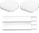 Expansion Pack - White - 2 Straight Tracks and 2 Trays. Does not Work Without the Lazy Susan Revolution Full Set (Sold Separately). by CozyNest Decor
