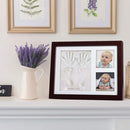 Co Little Baby Handprint & Footprint Kit (Date & Name Stamp) Clay Hand Print Picture Frame for Newborn - Best New Mom Gift - Foot Impression Photo Keepsake for Girl & Boy - White Feet Imprint Mold by TinyTreasures Baby Boutique