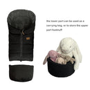funlife Universal Stroller Bunting Bag for 0-5T with Length Extension,Ultra Soft Waterproof Outdoor Sleeping Bag with Hoodie,Warm Winter Stroller Blanket for Infant Toddler by TinyTreasures Baby Boutique