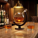 Lady Justice Law U.S. Constitution Whiskey & Wine Decanter Set - 850ml by The Wine Savant