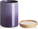 Sweejar Ceramic Food Storage Jar, Stackable Kitchen Canisters, Containers with Airtight Seal Wooden Lid for Serving Ground Coffee, Tea, Sugar, Salt and More - 28 Fl Oz (Gradient Purple) by CozyNest Decor