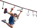 Slackers Ninjaline - 36' Intro Kit - Includes 7 Hanging Attachments - Best Outdoor Ninja Warrior Training Equipment For Kids - Build Your Very Own Backyard Obstacle Course - Rated Ages 5+ by TinyTreasures Baby Boutique