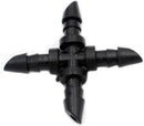 50 Pieces 1/4 Inch Barbed Cross Fittings Barbed Cross Connecters 4 Way Garden Watering Cross Connector Drip Irrigation Tubing Fit for 4mm/7mm Tube for Flower Bed Vegetable Garden Home and Garden by GreenHaven Gardens