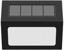 XLUX Solar Lights for Steps Decks Pathway Yard Stairs Fences, LED lamp, Rainproof, Black Metal Housing, 6 Pack by GreenHaven Gardens