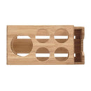 Enlarged Bamboo Electric Toothbrush & Toothpaste Holder | Multi-Slot Bathroom Vanity Organizer with Drainage by MobilevisionUS