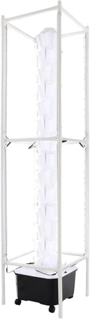 Hydroponic Growing Tower System Kit, 70-Plant Vertical Hydroponics Garden Tower with LED Grow Light, for Outdoor Indoor Herbs Fruits Vegetables Smart Garden Planter Kit by GreenHaven Gardens