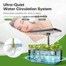 Ahopegarden Indoor Garden Hydroponics Growing System: 10 Pods Plant Germination Kit Aeroponic Herb Vegetable Growth Lamp Countertop with LED Grow Light - Hydrophonic Planter Grower Harvest Lettuce by GreenHaven Gardens
