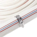 1.5"30M-98ft Lay-Flat Hose Pool Cleaning Belt Water Discharge Pump Hose With Aluminum Clamps Fittings Fire Hose Length Connection Hose Sump Pump Well Pump for House Garden and Irrigation Firehose by GreenHaven Gardens
