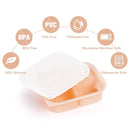 haakaa Silicone Baby Food Tray - Breastmilk Homemade Baby Food Mold - Baby Fresh Food Freezer Tray - Ice Cube Tray - - 4m+ Baby Toddler Kid - Blush by TinyTreasures Baby Boutique