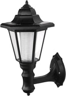 DOITOOL Solar Wall Lights Outdoor, 6-Pack Hexagonal LED Wall Sconce, Black, 16x28CM, IP44 Waterproof, Automatic On/Off, Outdoor Porch Garden Fence Landscape Hotel Restaurant Patio by GreenHaven Gardens
