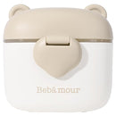 Bebamour Baby Formula Dispenser On The Go, Formula Container to Go, Formula Holder for Travel, Candy Fruit Snack Storage Container with Scoop and Leveller (Coffee) by TinyTreasures Baby Boutique