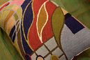 Lumbar Hundertwasser Throw Pillow Cover Biomorph Abstract Pillowcase Modern Couch Cushion Farmhouse Chair Pillowsham Outdoor Chair Cushions Handmade Wool Size 14x20 by CozyNest Decor