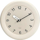 Kesin Wooden Wall Clocks 12 Inch Silent Non Ticking Wall Clocks Battery Operated - Wood White Modern Office Simple Minimalist Clocks Decorative for Kitchen, Home,Bedroom, Office, Home, Living Room by CozyNest Decor