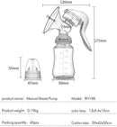 Handheld Manual Breast Pump – Portable & BPA-Free Milk Extractor for Breastfeeding Moms, Soft Silicone Suction, Quiet & Easy to Use by TinyTreasures Baby Boutique