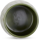 DII Kitchen Accessories Collection, Textured Matte Ceramic Canister Set, Sage, Dimple, 2 Piece by CozyNest Decor