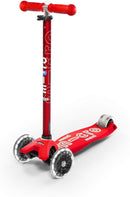 Micro Kickboard - Maxi Deluxe LED - Three Wheeled, Lean-to-Steer Swiss-Designed Micro Scooter for Kids with Motion-Activated Light-Up Wheels for Ages 5-12 … by TinyTreasures Baby Boutique