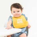 Baby Bib for Eating by Bella Tunno, Set of 2 Waterproof Silicone Bibs with Large Food Catcher, Adjustable Fit for Babies 4-12 months & Toddlers 1-3 Years, Boys & Girls, Food Critic & First Bite by TinyTreasures Baby Boutique
