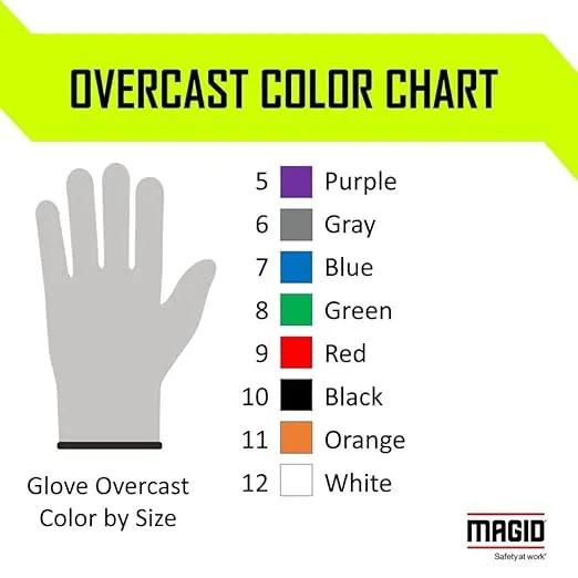 MAGID D-ROC ANSI A4 AeroDex Polyurethane Palm Coated Work Gloves, 12 Pairs, Size 11/2XL, GPD482, photo 6 of 9