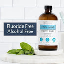 Cool Mint Remineralizing Mouthwash | Hydroxyapatite & Colloidal Silver Formula | Alcohol-Free | Fluoride-Free Mouth Rinse by CozyNest Decor