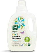 365 by Whole Foods Market, Organic Concentrated Baby Laundry Detergent, Unscented, 33 HE Loads, 50 Fl Oz by TinyTreasures Baby Boutique