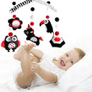 Montessori Mobile Baby for Crib,Black and White Baby Crib Mobile with Music for Boys & Girls,High Contrast Hanging Crib Toys, Newborn Visual Stimulation to Engage by TinyTreasures Baby Boutique