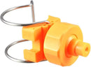 uxcell Spray Nozzle, 1-1/2" Adjustable Ball Flat Fan Full Cone Clamp Clip Nozzle Watering Irrigation