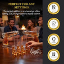 Pistol Whiskey Gun Decanter & Pistol Shot Glasses Set by The Wine Savant