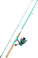 Sougayilang Fishing Rod and Reel Combo, 2-Piece 5-Foot 6-Inch Graphite & Fiberglass Rod, Durable and Strong, Quickset Anti-Reverse Fishing Reel (1Pack/2Pack) by TinyTreasures Baby Boutique
