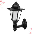 DOITOOL Solar Wall Lights Outdoor, 6-Pack Hexagonal LED Wall Sconce, Black, 16x28CM, IP44 Waterproof, Automatic On/Off, Outdoor Porch Garden Fence Landscape Hotel Restaurant Patio by GreenHaven Gardens