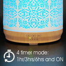 Earnest Living Essential Oil Diffuser White Ceramic Diffuser 500 ml Timers Night Lights and Auto Off Function Home Office Humidifier Aromatherapy Diffusers for Essential Oils by TinyTreasures Baby Boutique