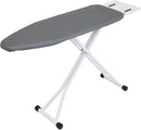 Ironing Board 48" X 13" with Safety Iron Rest Height Adjustable Iron Table Features Reinforced Steel Legs, Heat Resistant Cover, Grey by CozyNest Decor