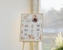 Generic Personalized First Rodeo Milestone Sign, Cowboy 1St Birthday Photo Milestone Poster, Wild West First Birthday Board, Design 015 by TinyTreasures Baby Boutique