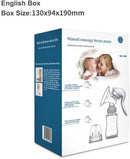 Handheld Manual Breast Pump – Portable & BPA-Free Milk Extractor for Breastfeeding Moms, Soft Silicone Suction, Quiet & Easy to Use by TinyTreasures Baby Boutique