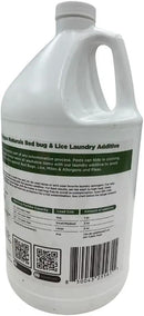 Extra Strength Lice & Bed Bug Laundry Additive - Gentle, Odorless, and Stain-Free Liquid Laundry Treatment - Child and Pet Friendly - Laundry at Any Water Temperature (1 Gallon)