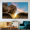 Buddha Statue and Daylight Wall Art, Buddha Statue Wall Art by MyGreatCanvas | Canvas Wall Art Prints | Photo Prints & Wall Decor