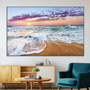 Coastal Sunset Art Beach Canvas Wall Art Print | Ocean Waves by MyGreatCanvas | Canvas Wall Art Prints | Photo Prints & Wall Decor