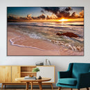 Sunset on Ocean Wall Art Canvas Print by MyGreatCanvas | Canvas Wall Art Prints | Photo Prints & Wall Decor