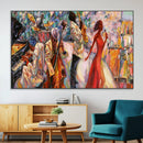 Abstract Afro American Jazz Canvas Wall Art | Music-Inspired by MyGreatCanvas | Canvas Wall Art Prints | Photo Prints & Wall Decor