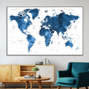 World Map Canvas Print – Framed Detailed Map of the World by MyGreatCanvas | Canvas Wall Art Prints | Photo Prints & Wall Decor